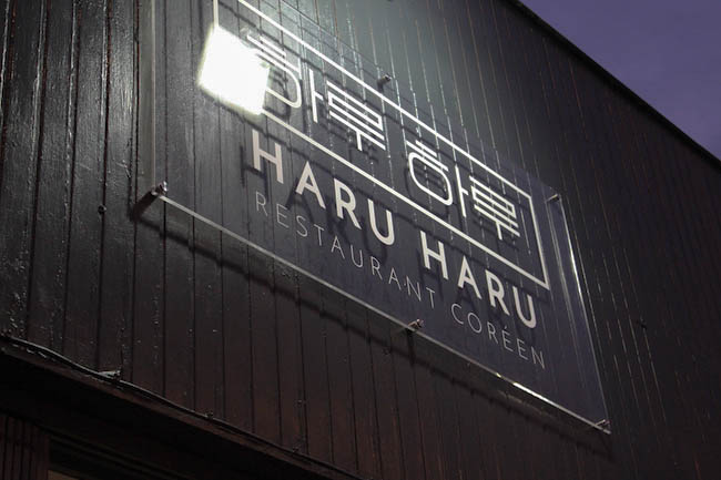 Manger coréen au restaurant Haru Haru
